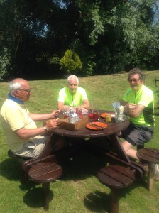 A well deserved lunch at the The Henny Swan 