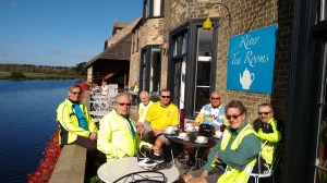 The River Tea Room at St. Ives on an idyllic Autumn day.