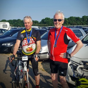 Tom & Brian: knackered & numb bum