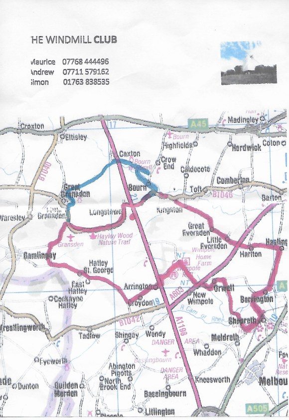 Longstowe Wimpole ride 2 May 2019