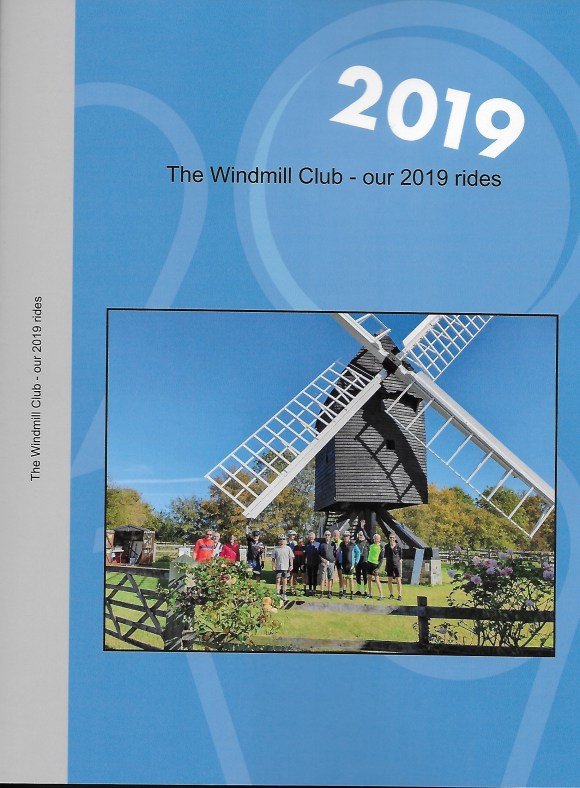 The Windmill Club - our 2019 rides, front cover